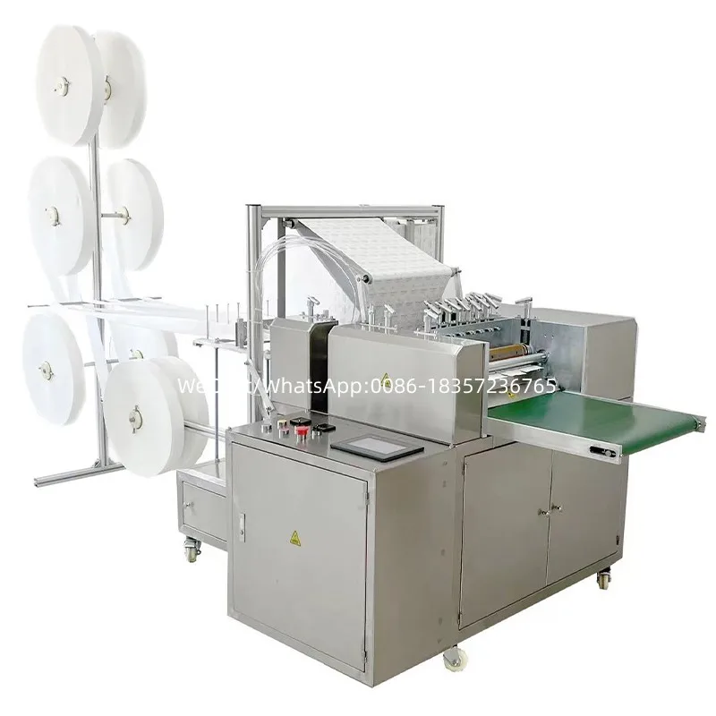 Efficient 4 Side Sealing Alcohol Prep Pad Packing Machine For Cleaning