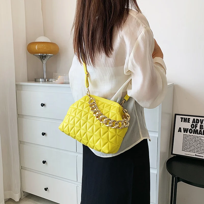 Wholesale 2022 Hot Quilted Ladies Handbag In Customization Logo Drop Shipping New Hand Bags Small Jelly Women Sling Bag Shoulder