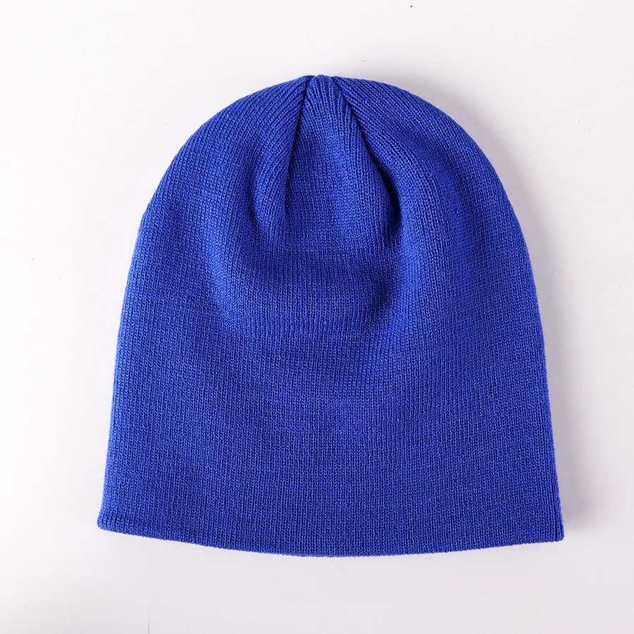 2024 Fall/Winter Warm Knitted Hat Men Women Babies Hexagonal Machine Cap Digital Printed Skull Wholesale Common Fabric Feature