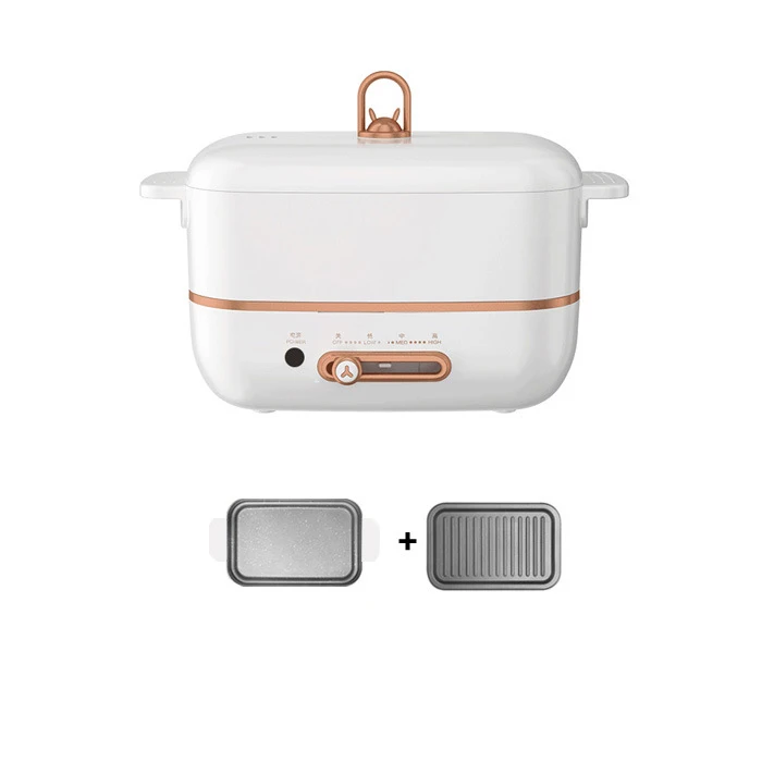 Mini electric hot pot Multifunctional electric heating pot