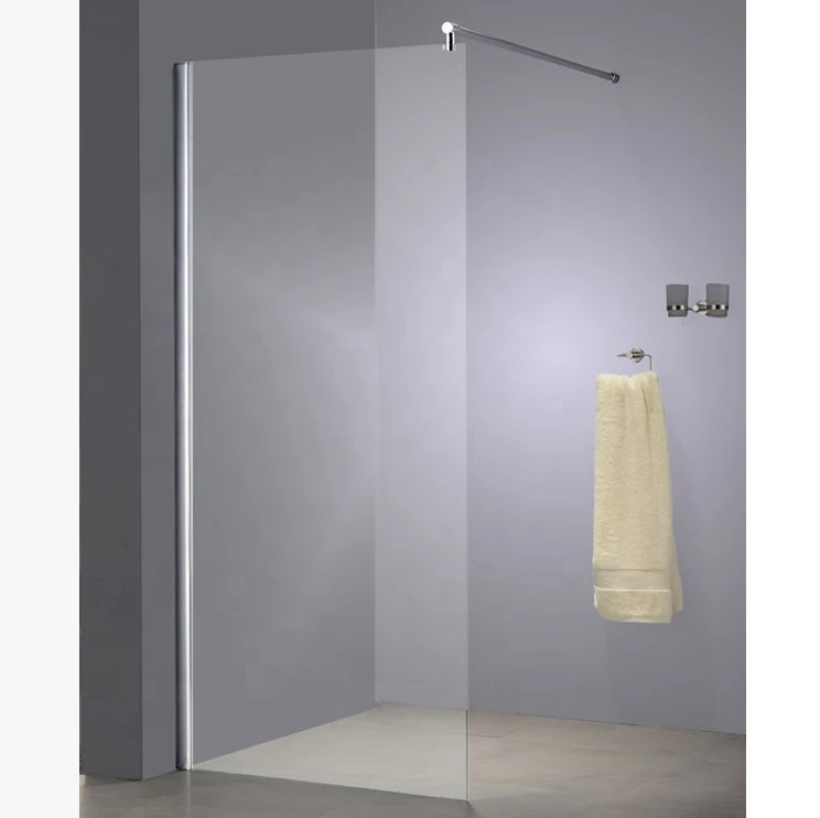 Bathtub partition design glass shower screen over bath P-40