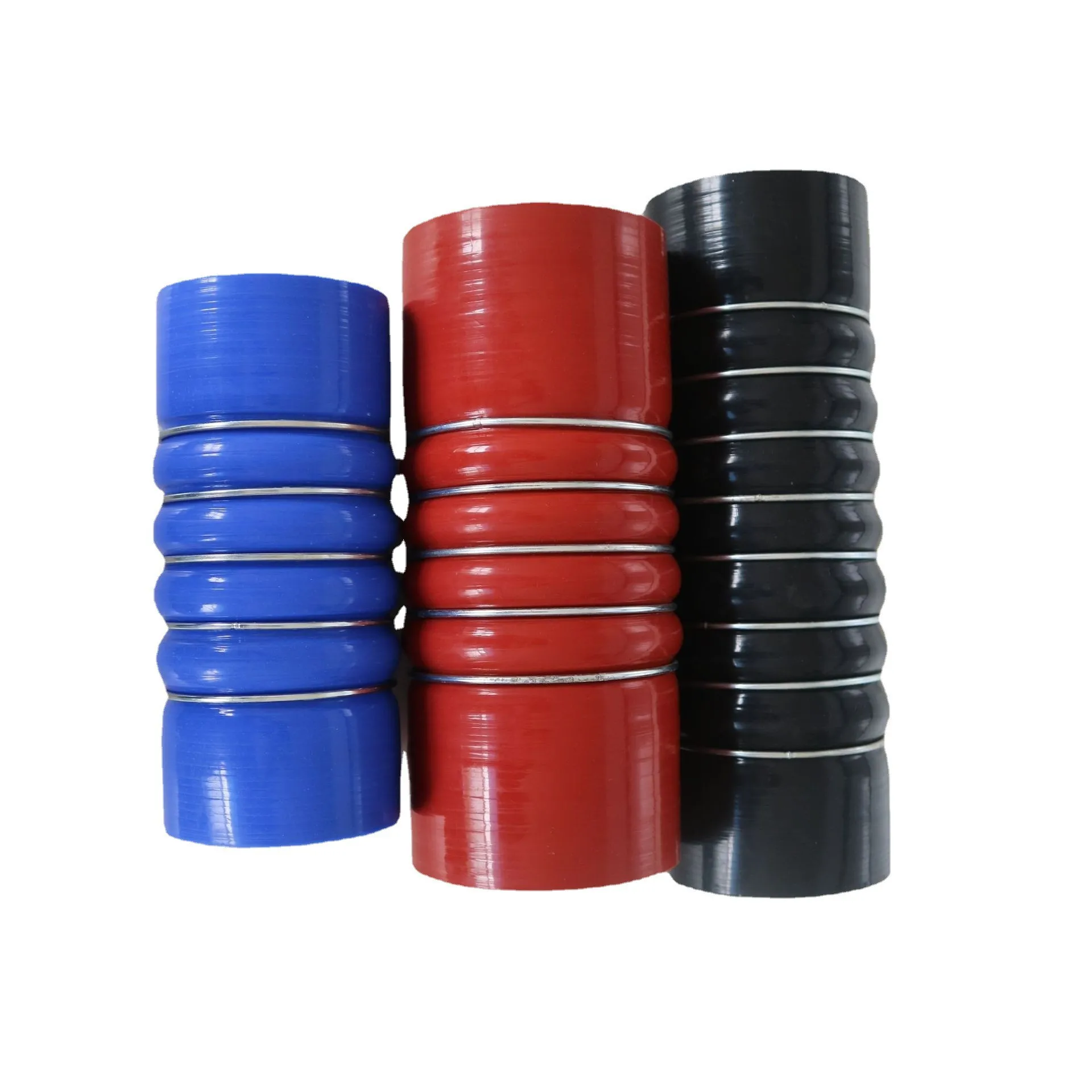 China wholesales Custom flexible braided auto radiator heater silicone hose truck intercooler silicone rubber hose