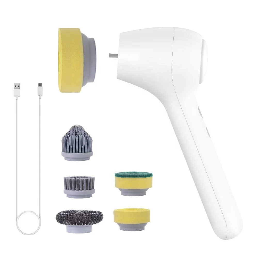 Explosive Models Portable Household Spin Scrubber Turbo Scrub Cleaning Brush Electric Scrubber