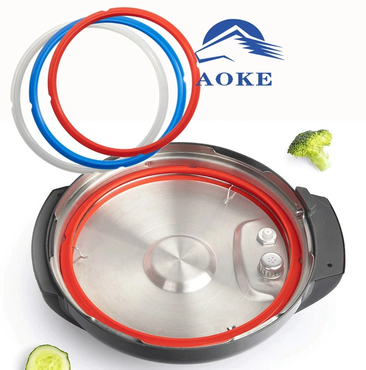 
Power Pressure Cooker Sealing Ring Clear Color Multi Cooker Rubber Gaskets for Many 5 Liter 6 Liter 5 Quart and 6 Quart Models 