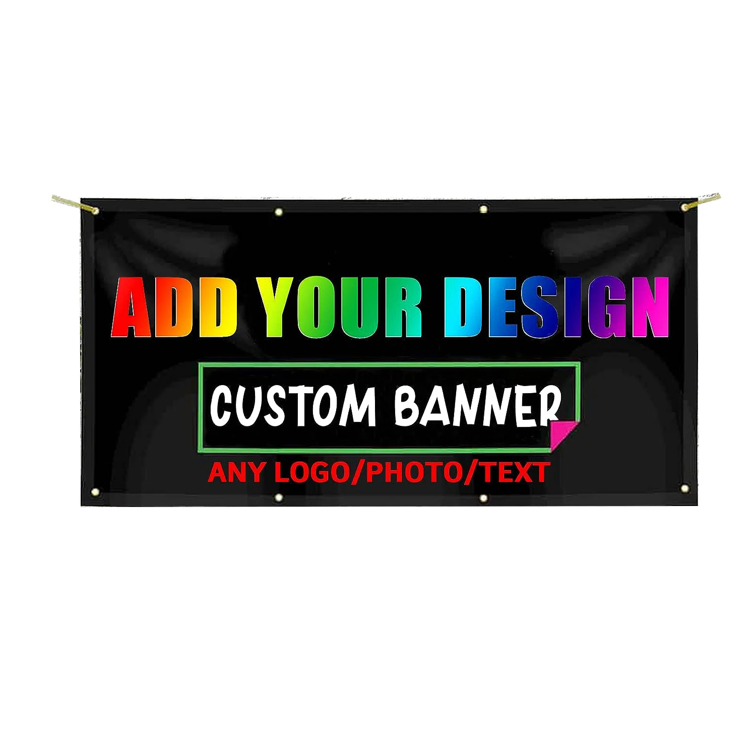 Factory Manufacture Custom Printing Promotional Flags Banners Outdoor Advertising PVC Vinyl Banner