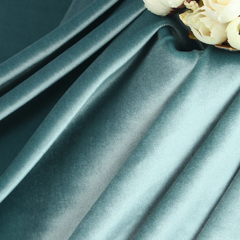 Double sided velvet planting velvet fabric deer skin velvet pocket fabric in stock