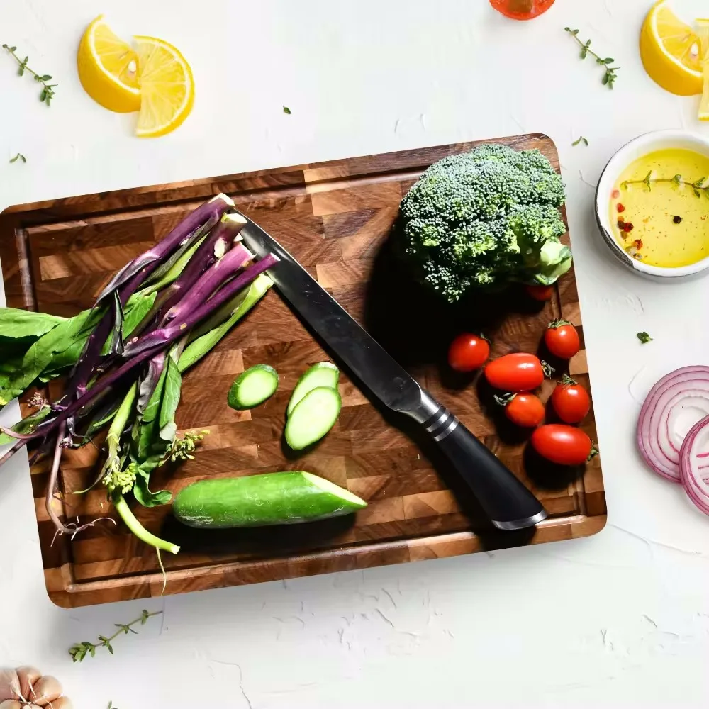 Black Walnut End Grain Butcher Block Chopping Board Butcher Block Personalized Cutting Board