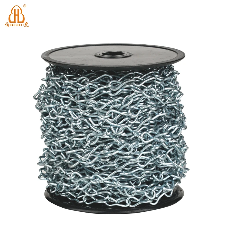 BOHU zinc plated Chain carbon steel Chain cloth pant Belts Bright Zinc Accessories Decorative Chain for handbag