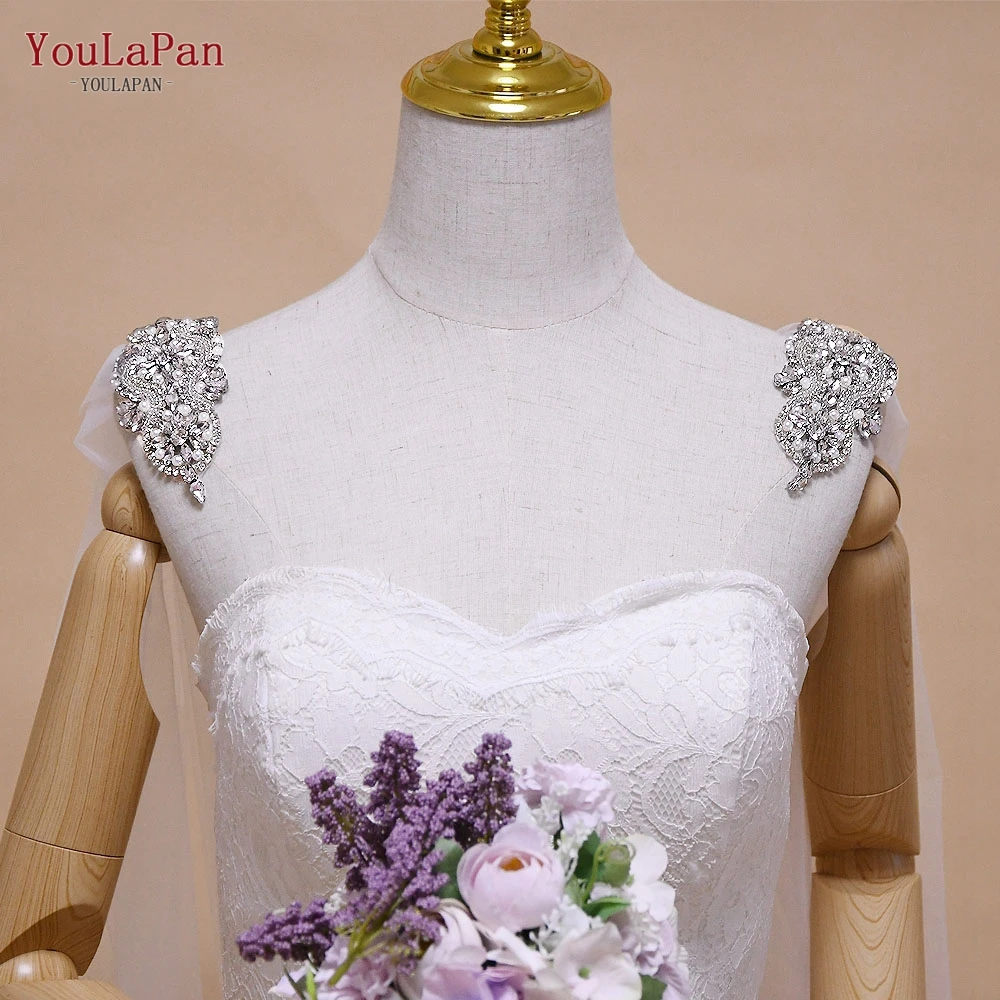 YouLaPan VG19 Свадебная накидка со стразами цвета слоновой кости свадебное платье шаль аксессуары