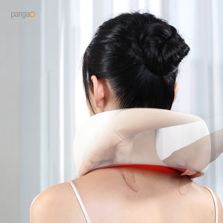 Portable Travel 3D Spa Shiatsu Kneading Electric U Shaped Memory Foam Cervical Neck Massage Pillow