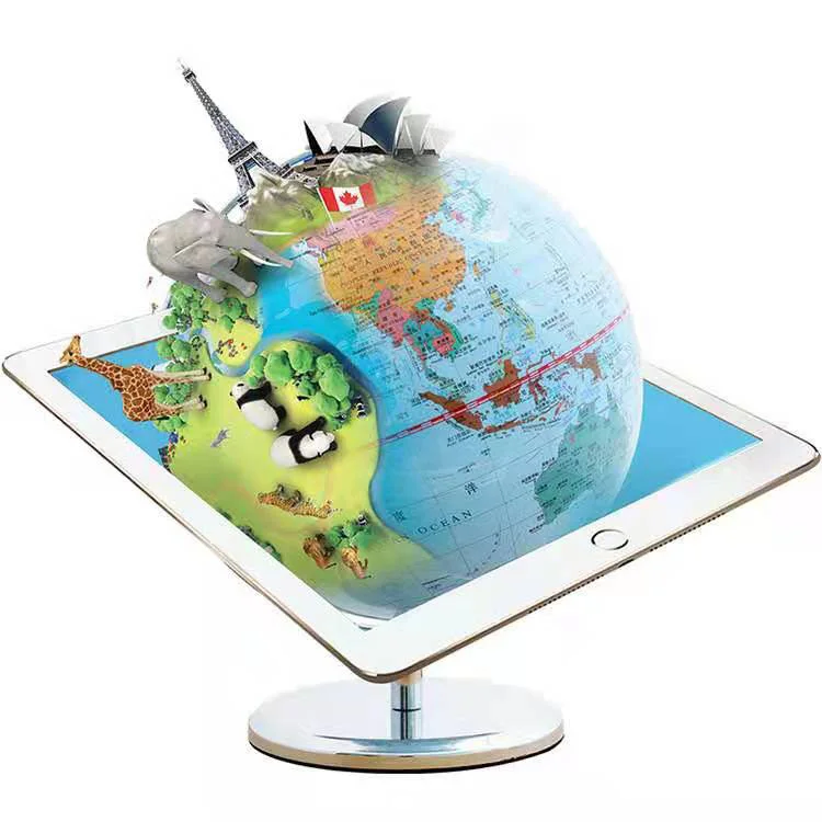 
Ar Globe Augmented Reality Educational World Geography Tellurion Cartoon Design Tellurion / 