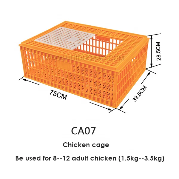 Chicken Transportation Cage Plastic Material Circulating Animal Cage