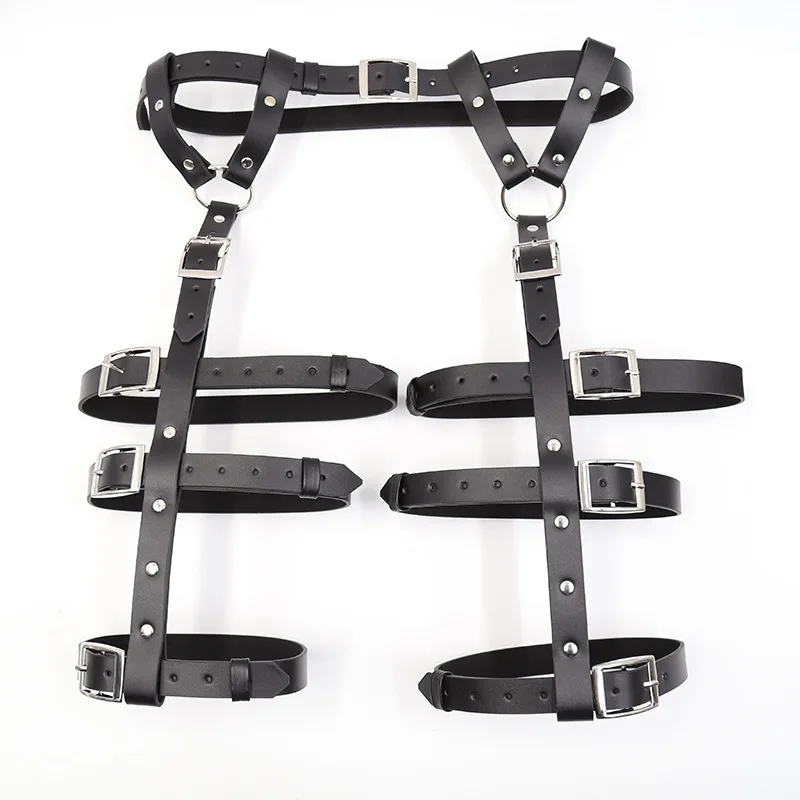 PU Leather Bondage woman Harness Fetish Restraint Straps Belts Fun Sex Games erotic costumes women