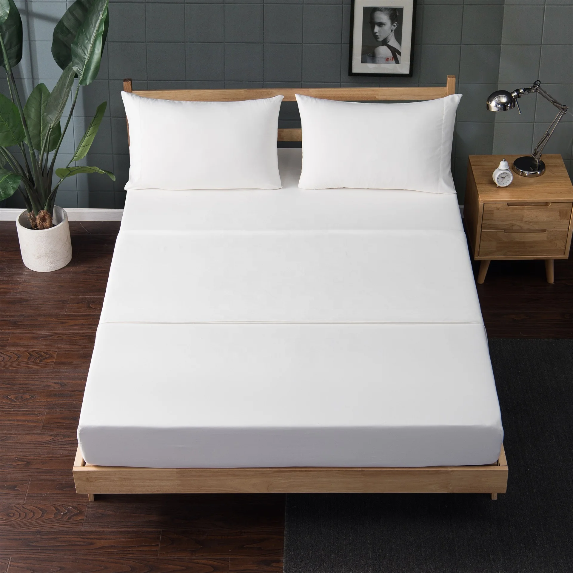 Amazon Explosion-style Four-piece bed sheet set 4-piece fitted