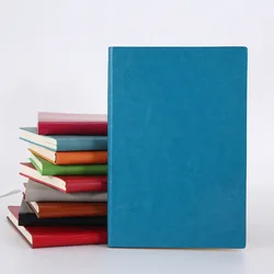 Manufacturer custom size PU leather cover notebook custom logo business A5 notepad book