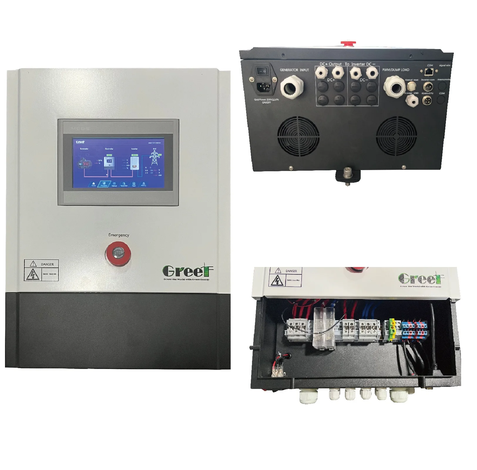 Hot Sale 10KW 20KW GT-PCTC On-Grid Wind Turbine Controller With Remote Control
