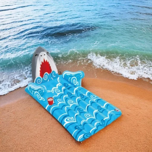 PVC raft outdoor swimming pool high appearance level shaped inflatable floating children adult floating row