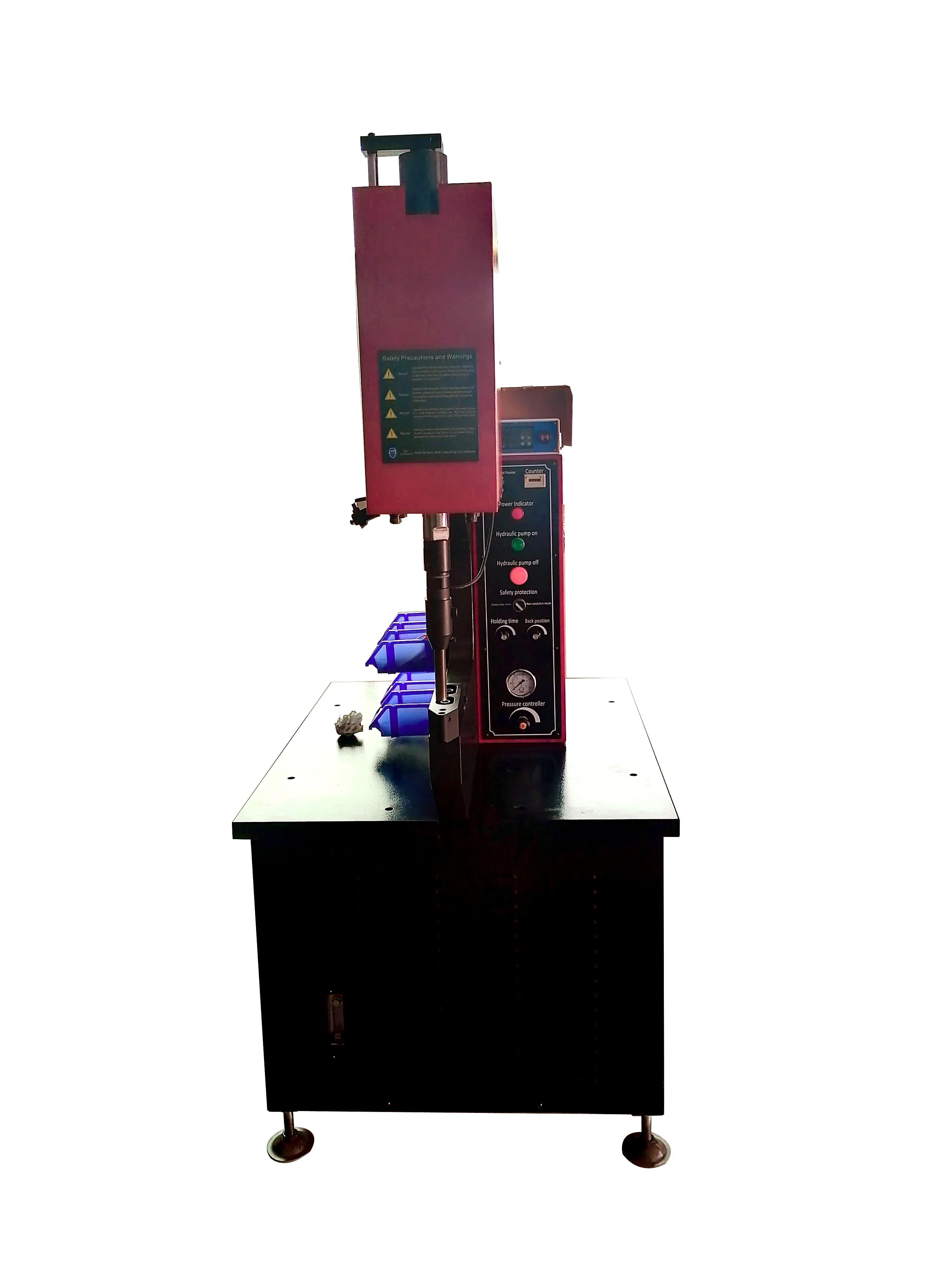 Special design  Usun Model : ULYP-518  8 Tons M5 Nut Hydraulic Fastener Inserting Machine With Nuts insertion tooling