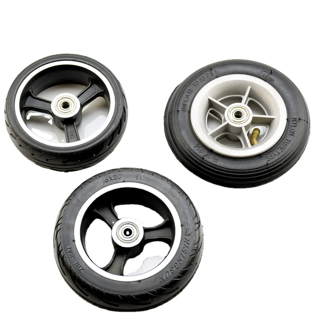 5 inch 6 inch Tire tyre solid Folding Electric Scooter For E-Scooter Wheel Pocket Bike utility vehicle Chair Truck