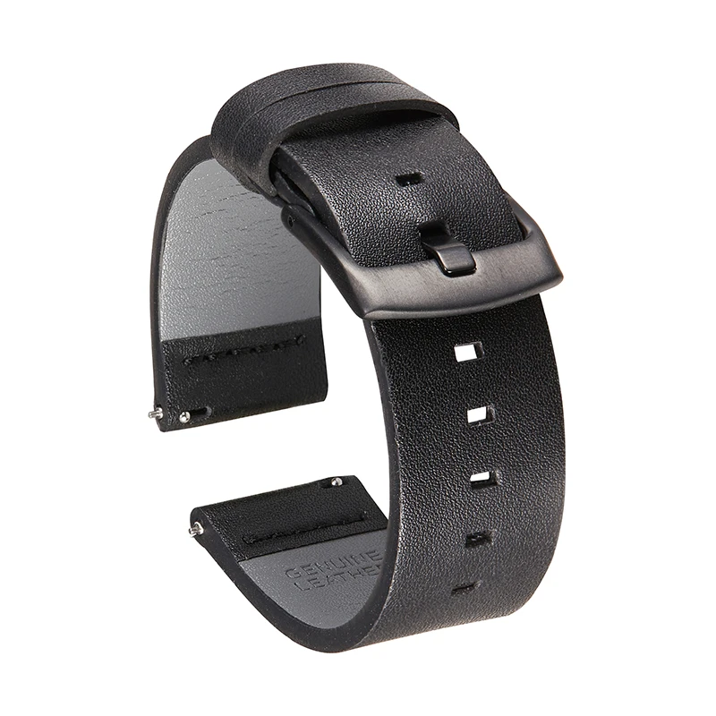 Cheap Cost-Effective 22Mm Watches Straps Quick Release Rubber Watch Strap Leather Watch Band