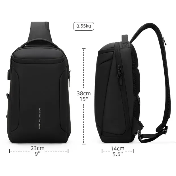 Mark Ryden wholesale new crossbody sling bag men shoulder bag chest bag customized  MR7069