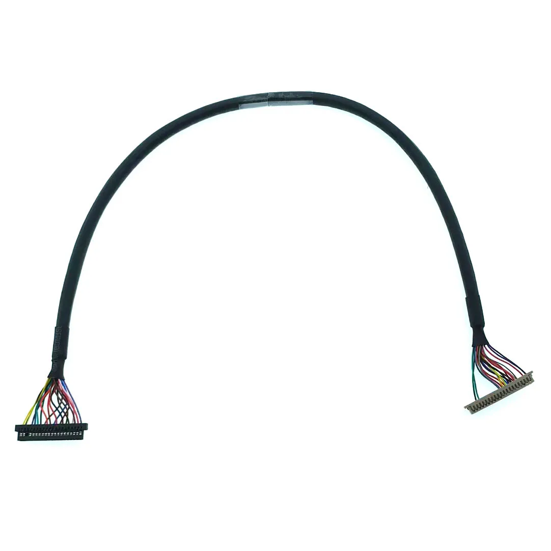Custom OEM 420mm LCD/LED Panel FCP LVDS Wire Cable 16 PIN UL20276 28AWG *4P twisted pairs of Cable Assembly