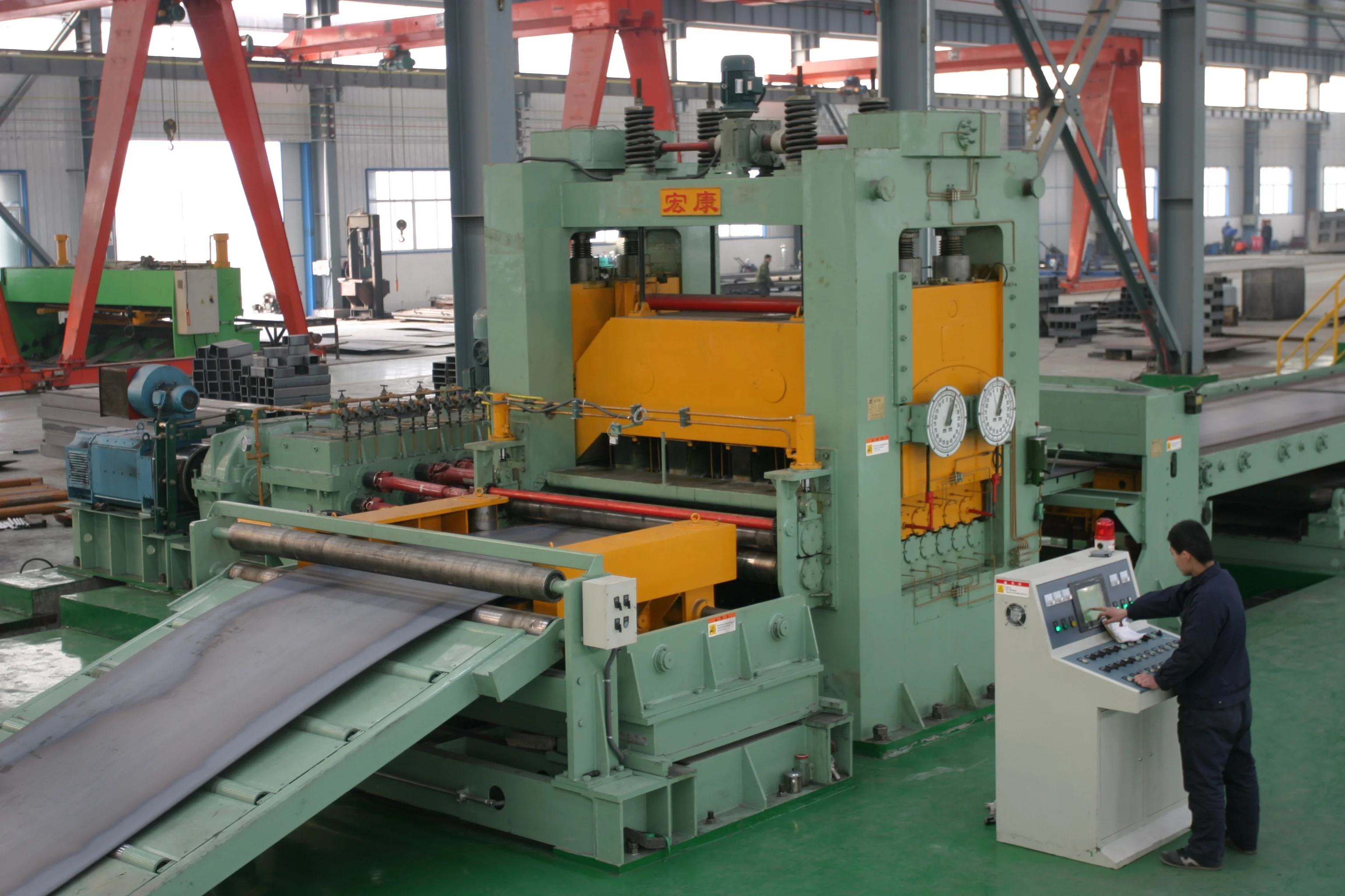 Steel coil flattening leveling rewind coil machine/metal sheet or steel coils leveler,levelling machine