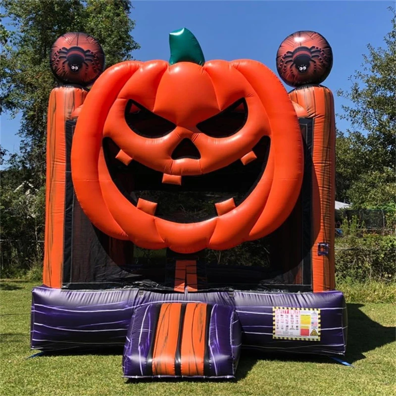 hot sale kids bouncing castle pumpkin inflatable halloween bounce house 13ft bouncer