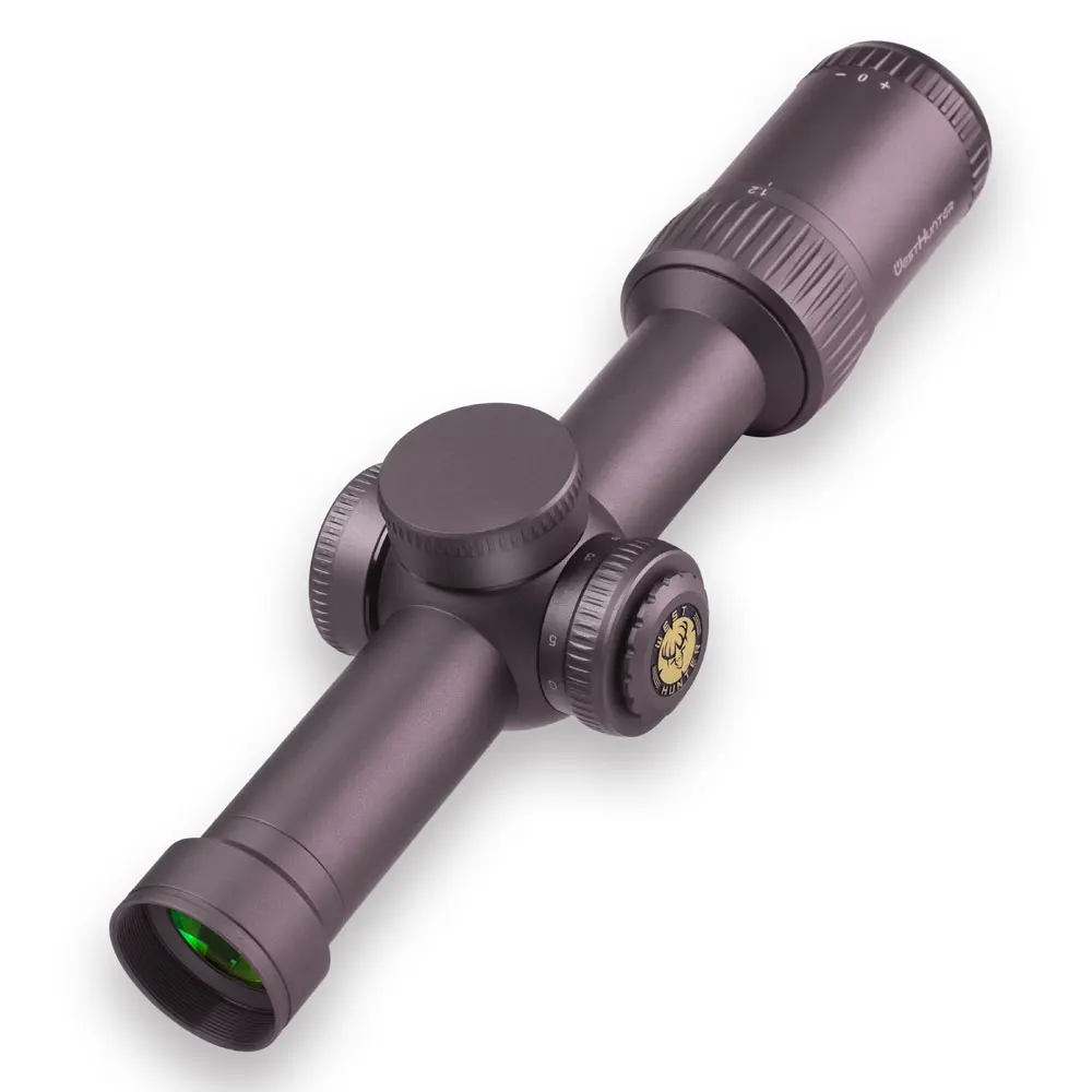 WestHunter HD 1.2-6X24 IR Pro SFP Scope 30mm Tube Aluminum Alloy Hunting Compact Scope Red & Green Illuminated Optical Sights