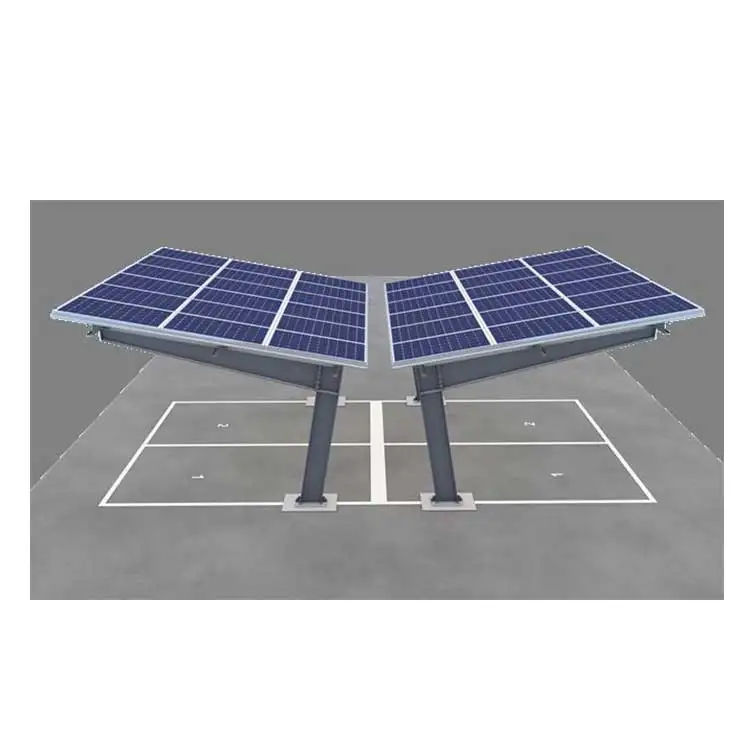  China Ground steel carport монтажная конструкция для солнечной домашней