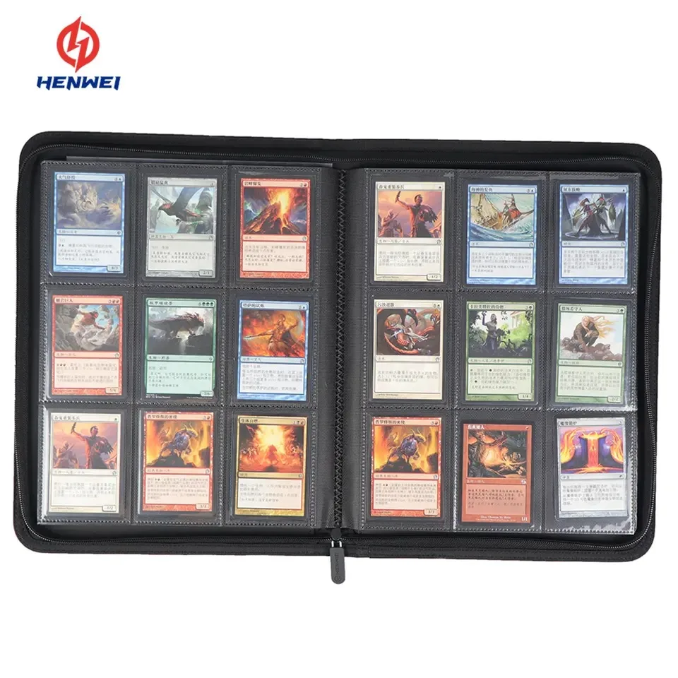 Baseball Card Binder Trading Cards Sleeves Protectors Holder, 360 Pockets Baseball YuGiOh MTG Side Load Cards Binders
