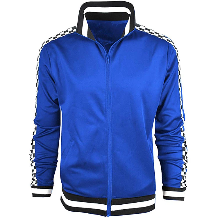 Outdoor Winbreaker Jacket Stand Collar With Embroidery Logo Design Custom Winter Jacket For Men