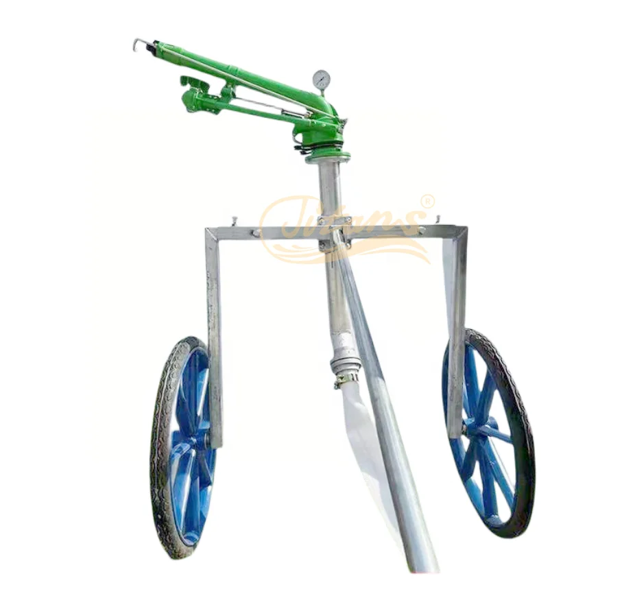 2024 65M Nozzle Rain Gun Sprinkler with 360 Degree Rotation Tripod for Farm Agriculture Irrigation Metal Water Tool