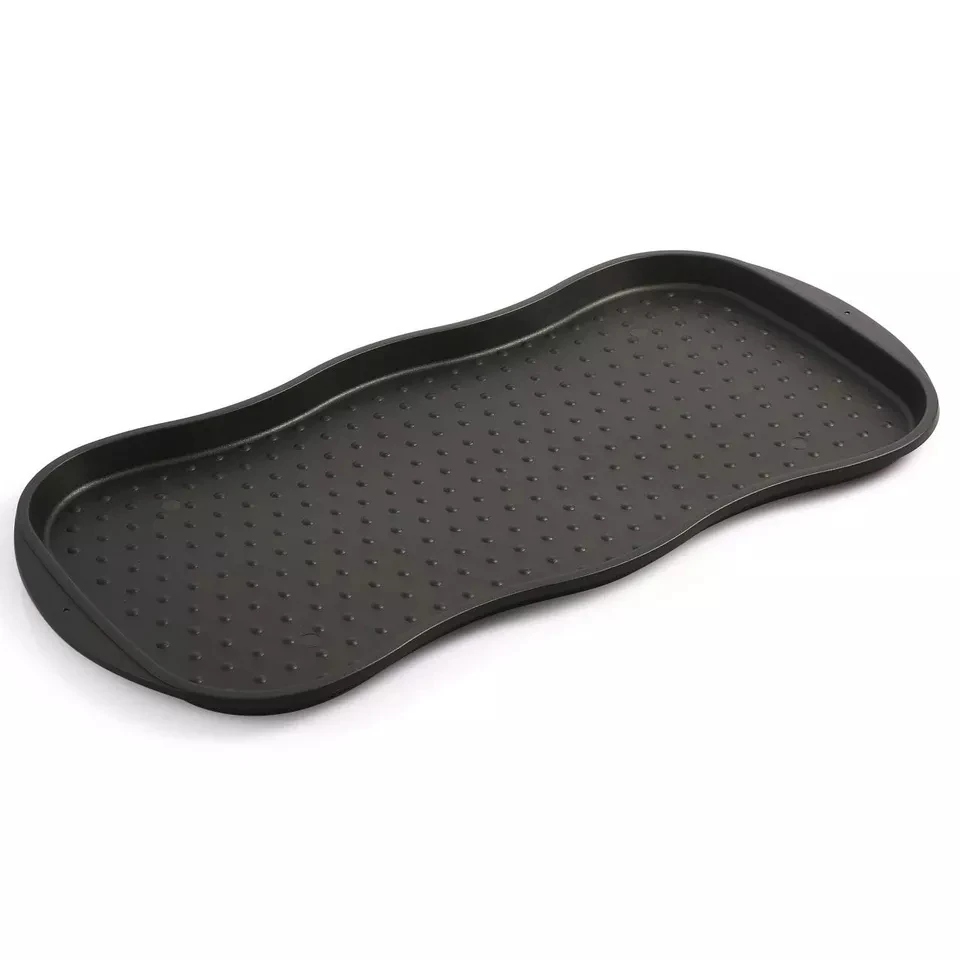 Multi Purpose Black Utility Boot Plastic Shoe Tray for All Weather Indoor Outdoor