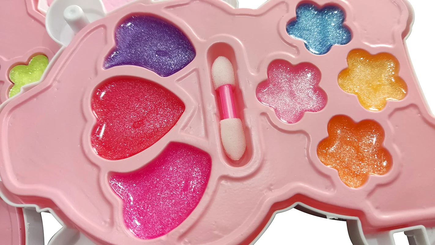 Wholesale Pretend Play Girls DIY Beauty Cute Animal Shape Children Makeup Toy Set Cosmetic Toy for girls