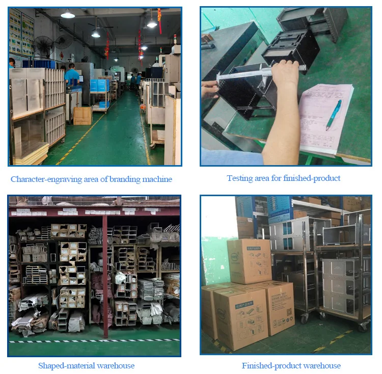 20 slots of hollow magazine stainless steel cassette sandblasting oxidation wafer magazine
