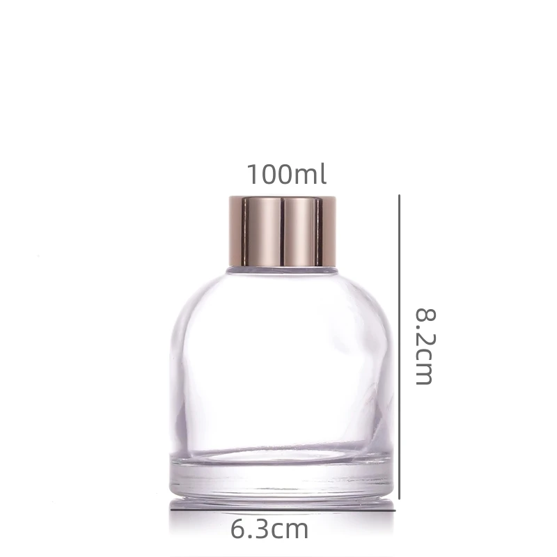 New arrivals 150ml aroma bottle custom yellow color glass bottle reed diffuser bottle with screw lid