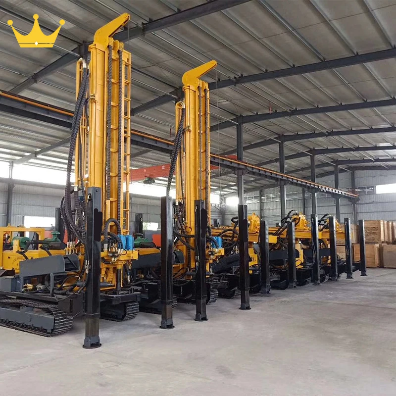 260m/360m/460m/560m Hydraulic crawler type borehole water well drilling machine rig mine drilling rig