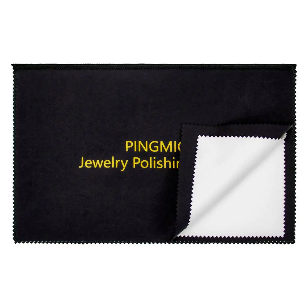 Manufacturer Wholesale Large Size Multi-Layer Jewelry Cleaning Cloth Microfiber Polishing Cloth for Watch Gold Sliver (11' x 14