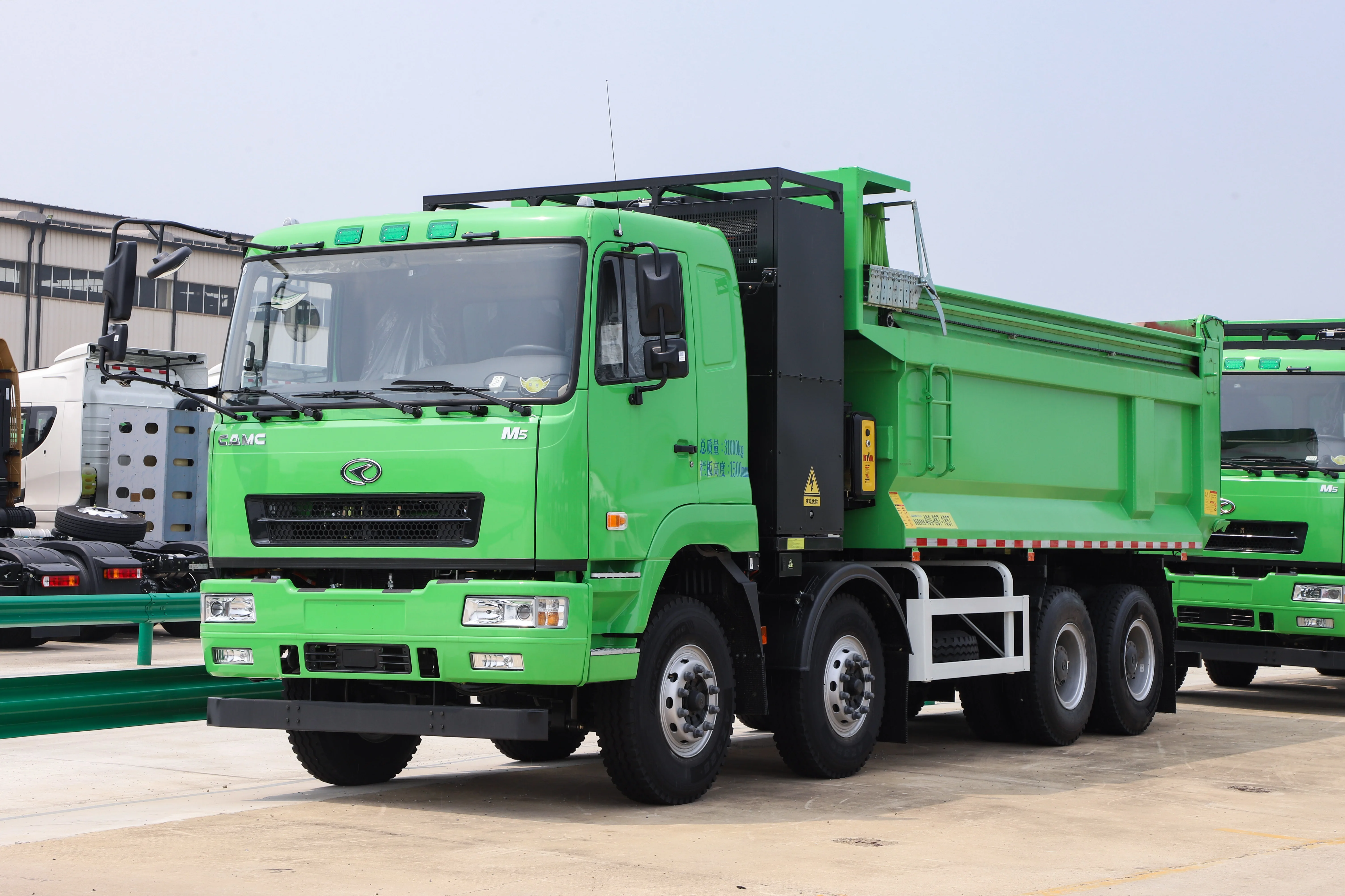 New energy M5 8*4 electric Dump Truck High efficiency CAMC Dump Truck