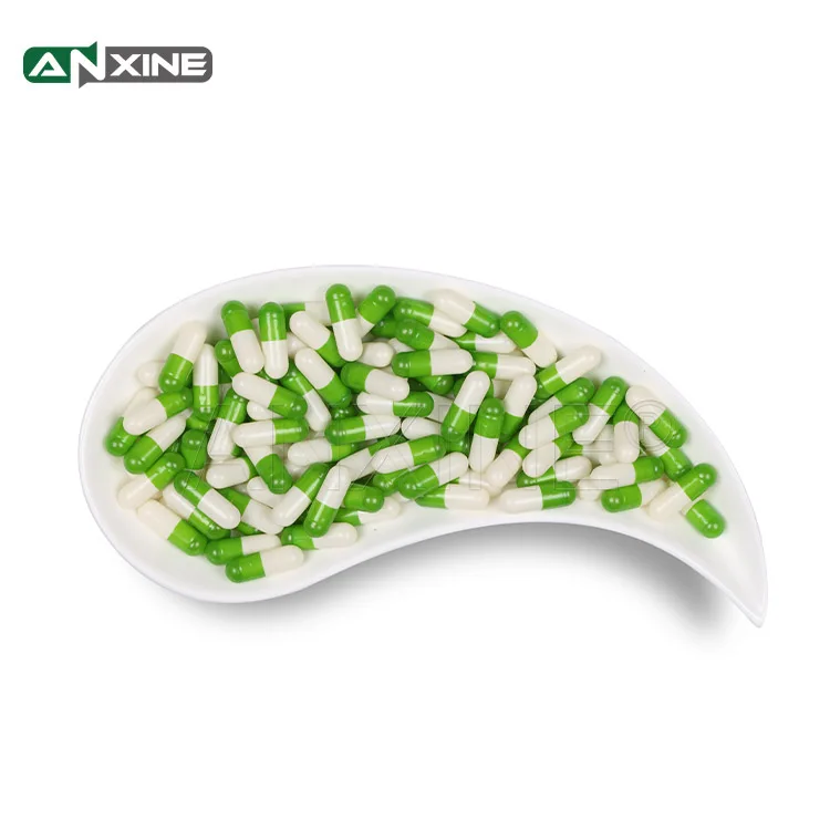 ANXINE wholesale HPMC Green Pink And White Empty Capsules Size 5 4 3 2 1 0 00 000 Vegetable Capsules Empty Capsules