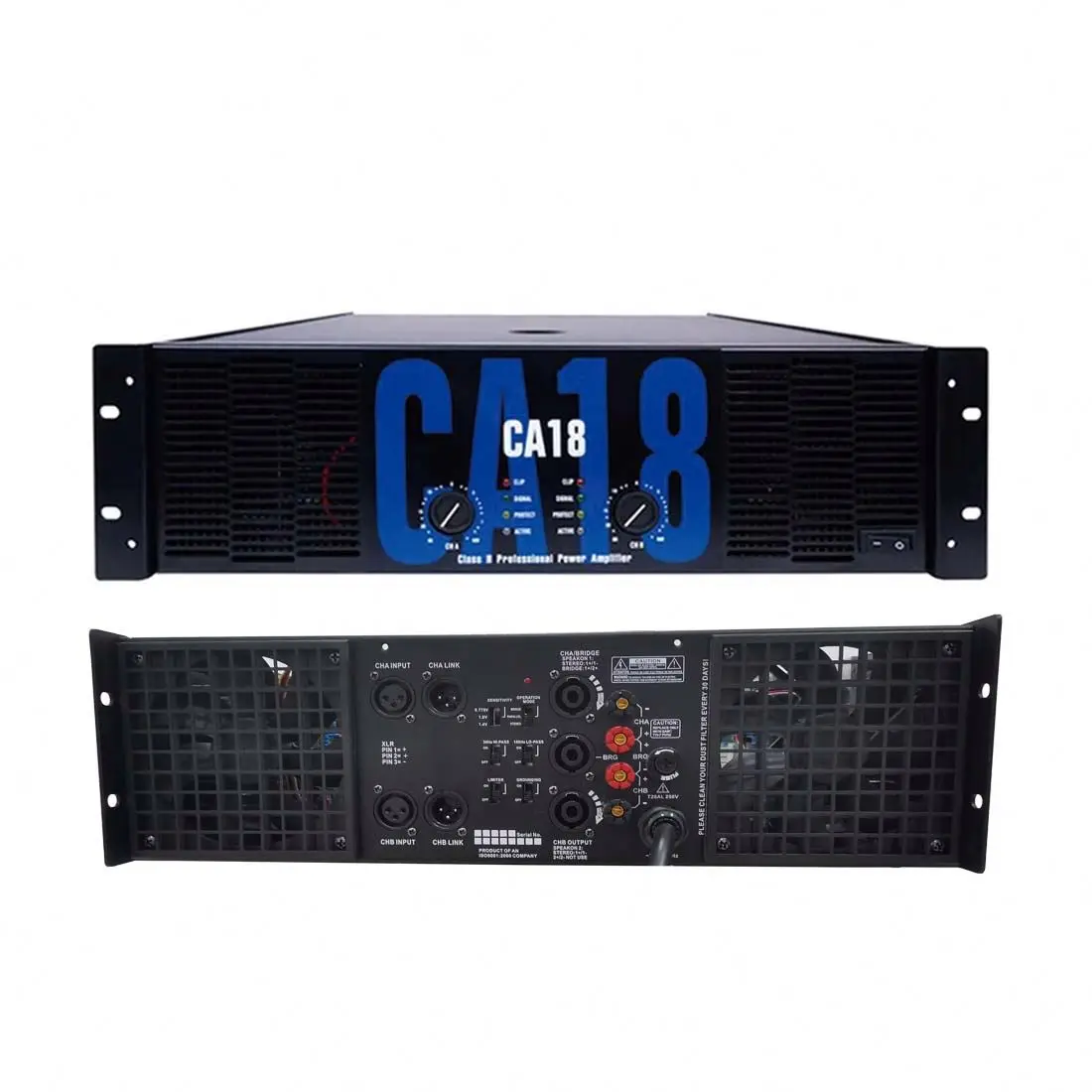 Новый бренд CA18 2*850 Профессиональный DJ сценический для Конференции высокомощный усилитель домашнего кинотеатра