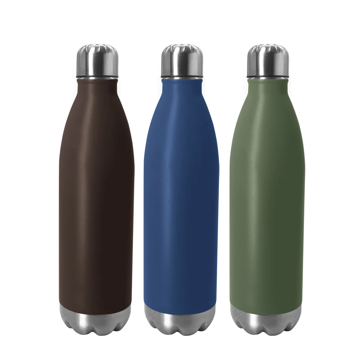 Factory Stocked 17oz 304 Stainless Steel Insulated Water Bottle 500ml Double Wall Cola Bottle