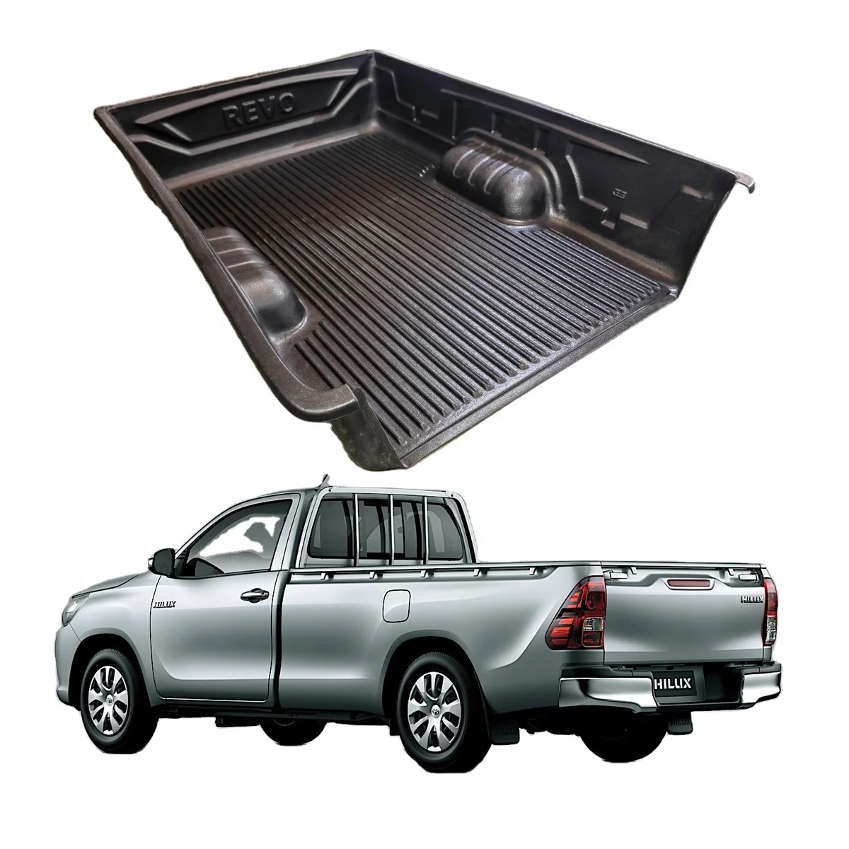 High Performance Pickup Bedliners HDPE Bed Liner for Hilux Revo Recco Single Cab 2015-2024