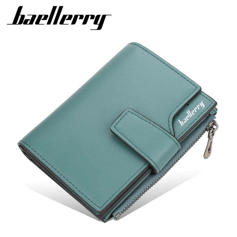2024 New Classic Female Purse Zipper Wallet For Women Money Clip Women Wallets Fashion Short PU Leather Quality Card Holder