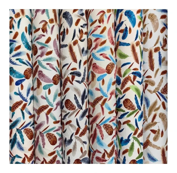 good quality on ready goods of polyester fabric printed and stretch fabric print designs for dress