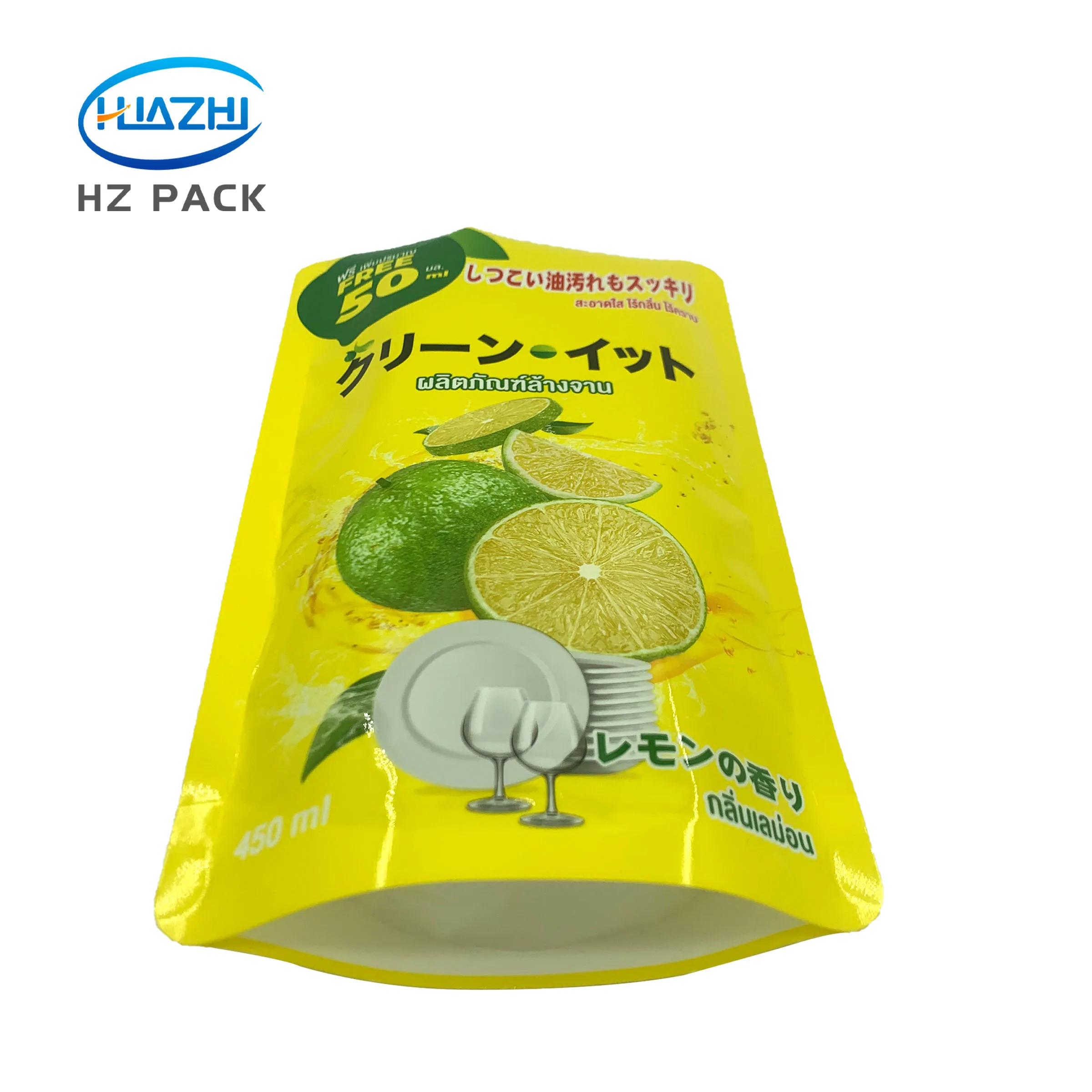 Custom Printed Laundry Detergent Stand up Pouches Leak Proof Packaging Solutions