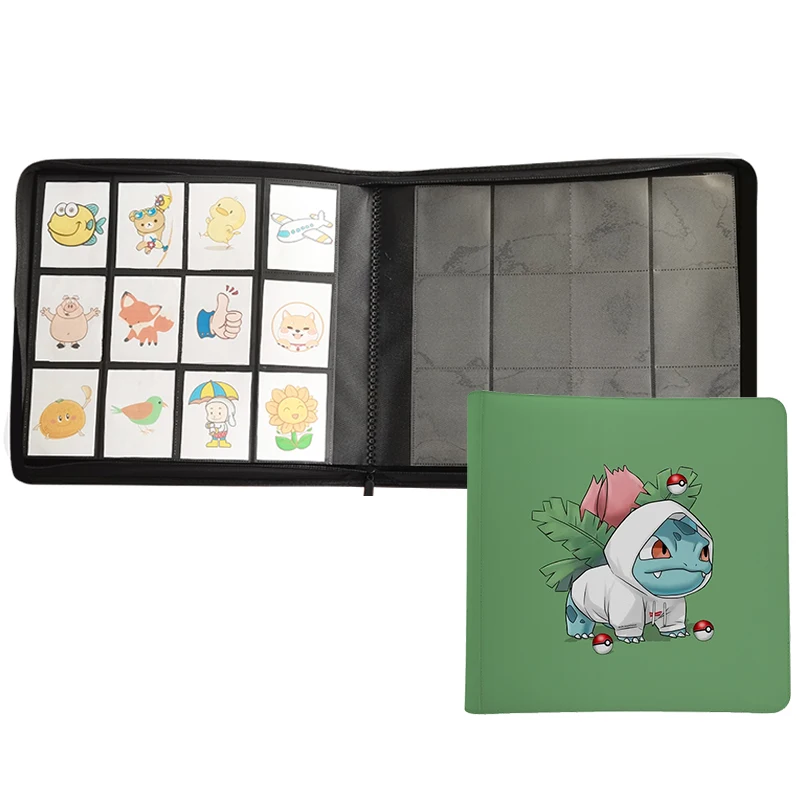 Modernqiu оптовая продажа 12-карманный верхний погрузчик водостойкий переплет для карт под заказ кожаный фотоальбом коллекции игровых