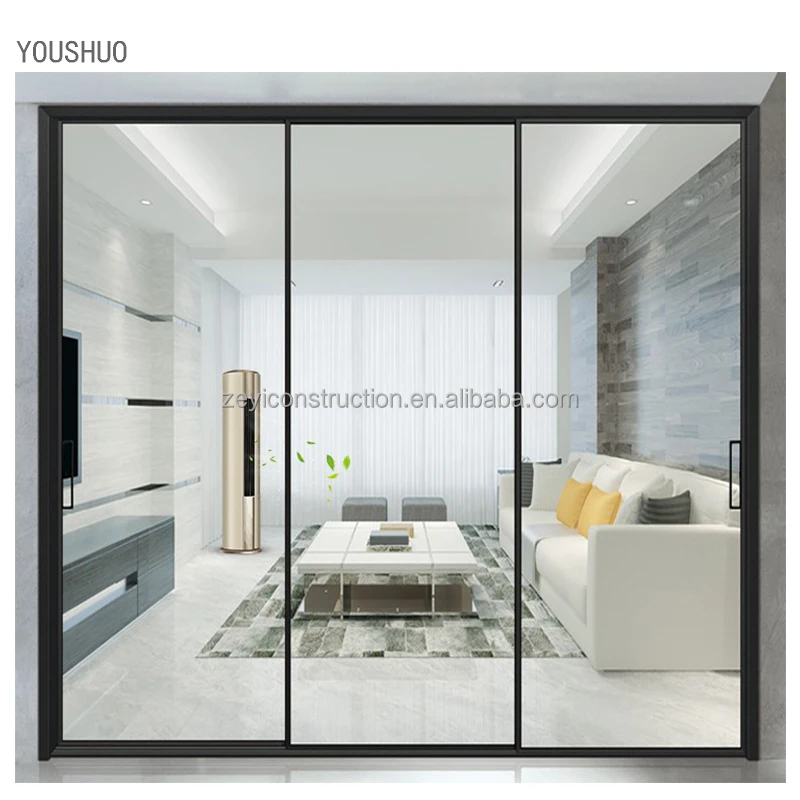 Low-e Tempered Double Glass Bi Folding Doors Sliding Type Bi Fold Doors For Patio Exterior