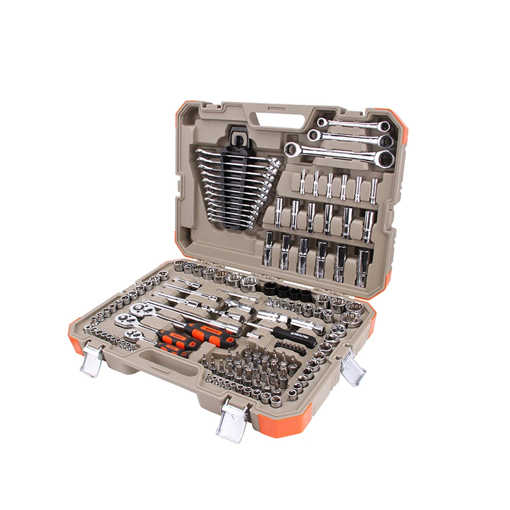 Realtek CRV Tool Bit Set Multifunctional 150pcs Socket Workshop Mobile Repairing Mechanic Tools Box